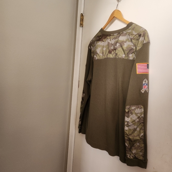 Men's Denver Broncos salute to service waffle henley - Picture 6 of 7